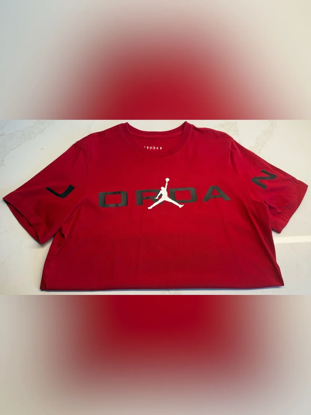 Jordan Men’s L Red Jumpman Graphic T-Shirt